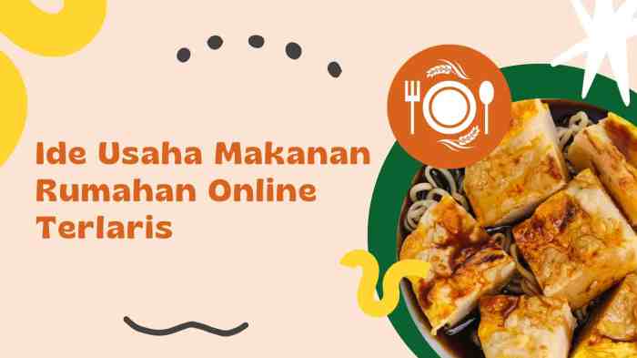 Peluang usaha makanan rumahan