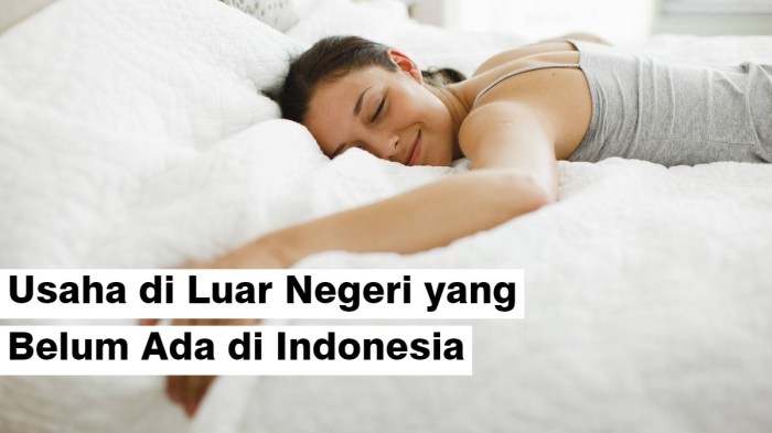 Tren usaha di luar negeri