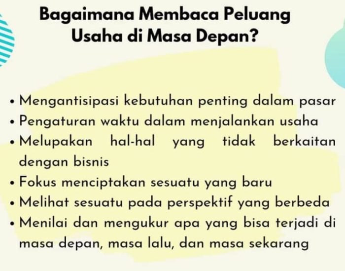 Mencari peluang usaha baru