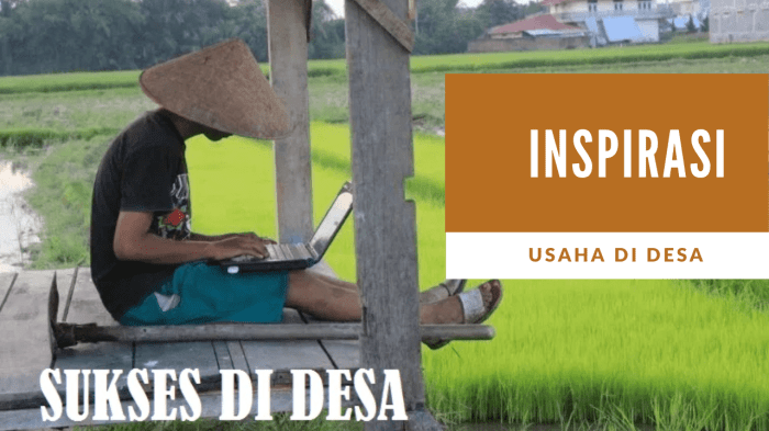 Peluang usaha di daerah pedesaan