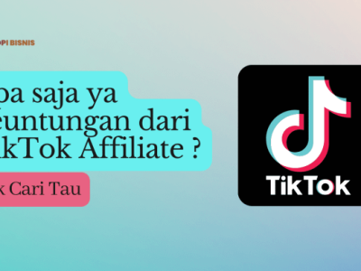 Affiliate Tiktok di Tanggeung, Cianjur