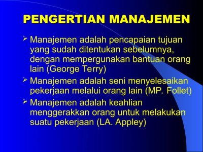 Macam2 Manajemen