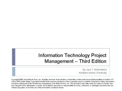 Manajemen Proyek Teknologi Informasi