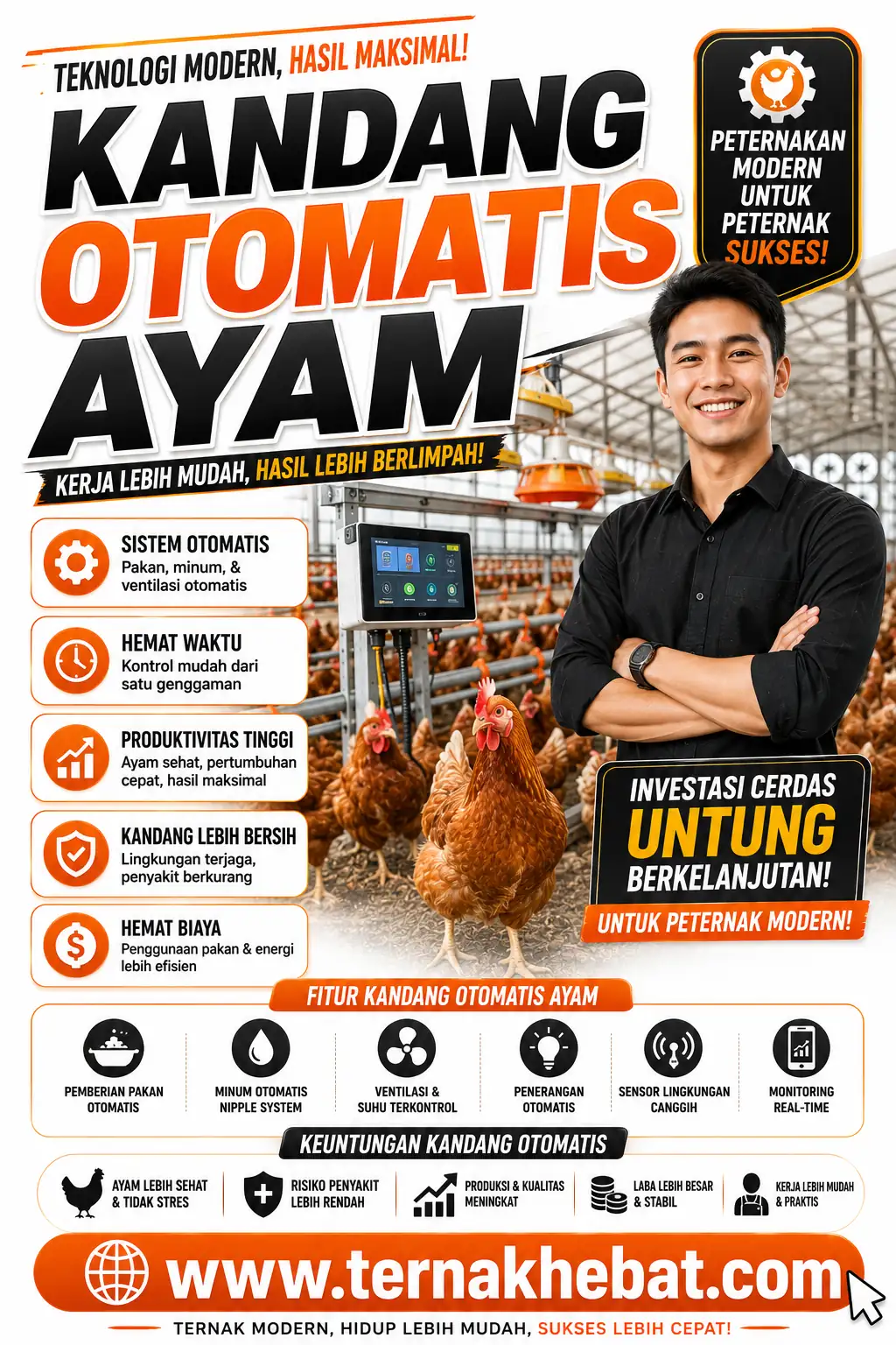 Ayam Terbesar Di Indonesia Menjadi Kebanggaan Peternak